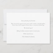 Invitation Our Miracle has Arrived Baby Announcement Card (Dos)