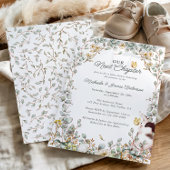 Invitation Our Next Chapter Fairytale Storybook Baby Shower