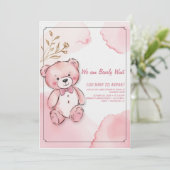 Invitation Ours à eau rose (Debout devant)