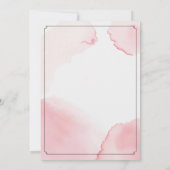 Invitation Ours à eau rose (Dos)