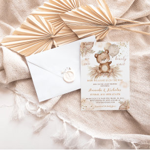 Invitation Ours attend avec impatience la Baby Shower