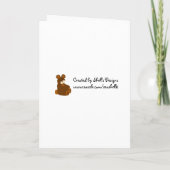 Invitation Ours aux multiples couleurs (Dos)