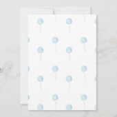 Invitation Ours avec livres Bearly Wait Boy Baby shower (Dos)