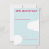 Invitation Ours avec Valentines en forme de coeur (Dos)