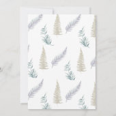 Invitation Ours Baby shower Bearly Wait Woodland Teddy (Dos)