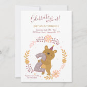 Invitation Ours d'anniversaire (Devant)