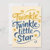 Invitation Ours dans le Baby shower des Garçons de la Lune Bi (Dos)