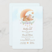Invitation Ours de bébé (Devant / Derrière)