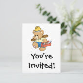 Invitation Ours de charpentier de construction (Debout devant)