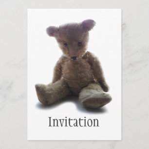 Invitation Ours de jouets Vintage