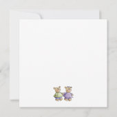 Invitation Ours de Lil · Le bébé jumelle le vert et le (Dos)