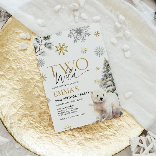 Invitation Ours d'invitation du 2e anniversaire, deux Anniver