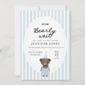 Invitation Ours en peluche blanc (Devant)