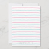 Invitation Ours en peluche dans l'avion Bébé Révélation de ge (Dos)