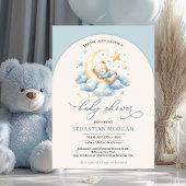 Invitation Ours en peluche de l'arc de Boho sur le garçon de 
