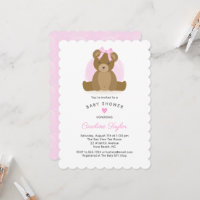 Ours en peluche mignonne avec cabot rose bébé fill