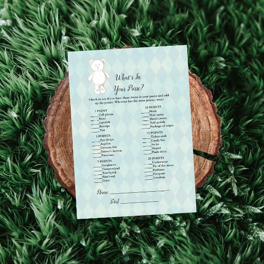 Invitation Ours En Teddy Blanc Dans Votre Jeu De Baby shower