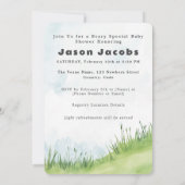 Invitation Ours mignon C’est un ours Baby shower garçon Invit (Dos)