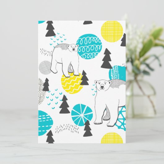 Invitation Ours polaire (Debout devant)