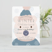 Invitation Ours polaire Onederland Garçon 1er Anniversaire In (Debout devant)