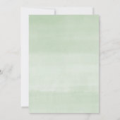 Invitation Ours premier anniversaire vert ballons vert brun v (Dos)