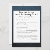 Invitation Ours Qui Connaît Maman Meilleur Baby shower Jeu (Devant)