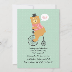 Invitation Ourse à Vélo
