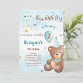Invitation Ourson (Debout devant)