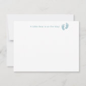 Invitation Ourson Baby Shower (Dos)