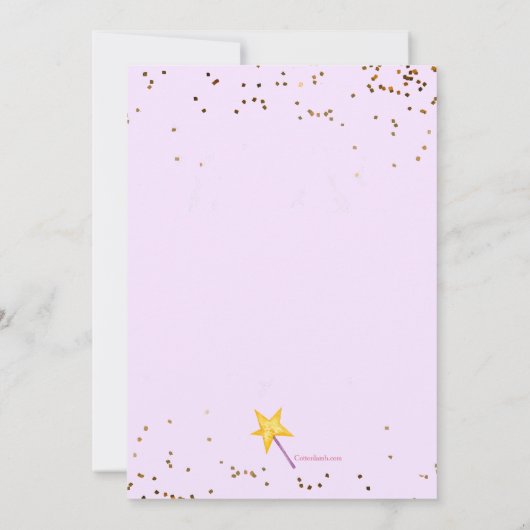 Invitation Ourson Ballerine (Dos)