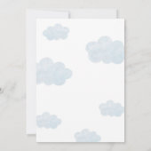 Invitation Ourson premier ours en peluche 1er anniversaire In (Dos)