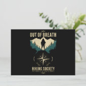 Invitation Out Breath Randonnée Society Hiker Nature Love (Debout devant)
