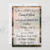 Invitation Outdoor Wedding Reception Table Background (Devant)