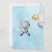 Invitation Outer Space First Trip Around the Sun 1st Birthday (Dos)