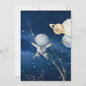 Invitation Outer Space First Trip Around the Sun 1st Birthday (Dos)