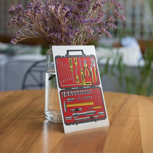 Invitation Outils Dans Une Boîte À Outils