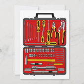 Invitation Outils Dans Une Boîte À Outils (Devant)