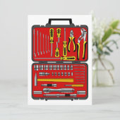 Invitation Outils Dans Une Boîte À Outils (Debout devant)