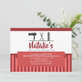 Invitation Outils de Coiffeur (Debout devant)