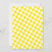 Invitation Outils de couples de miel jaune Fais douche de mar (Dos)