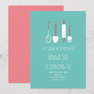 Invitation Outils d'invitation de fête d'anniversaire de pâti