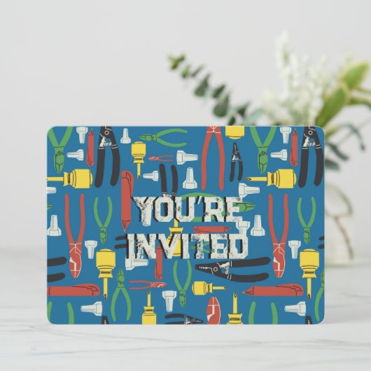 Invitation Outils électriques du commerce (Debout devant)