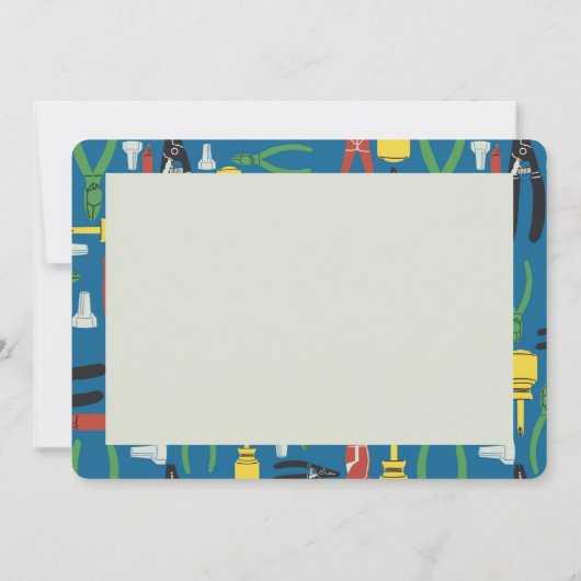 Invitation Outils électriques du commerce (Dos)