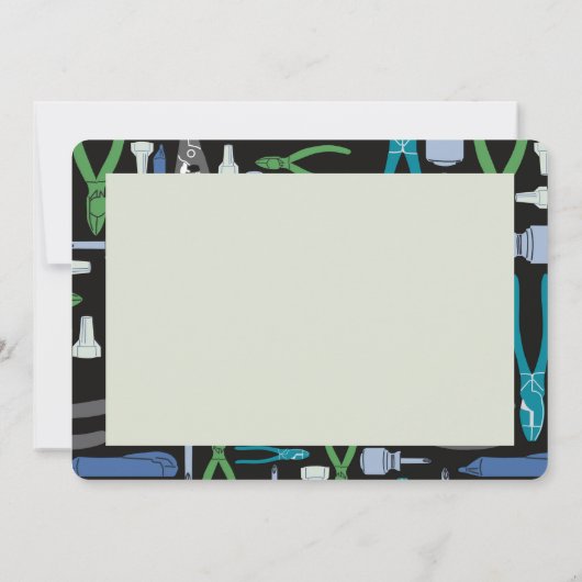 Invitation Outils électriques du commerce (Dos)