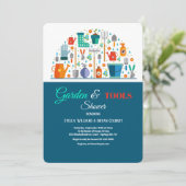 Invitation Outils pour l'invitation à la douche (Debout devant)