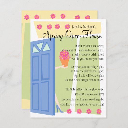 Invitation Ouverture (Devant / Derrière)