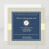 Invitation Ouverture de la nouvelle entreprise (Devant / Derrière)