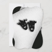 Invitation Ouverture de l'invitation de théâtre de nuit (Dos)