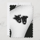 Invitation Ouverture de l'invitation de théâtre de nuit (Dos)