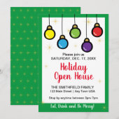 Invitation Ouverture de l'ornement de pendaison de Noël (Devant / Derrière)